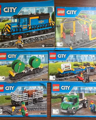 LEGO City 60052 Treno Merci completo