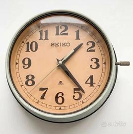 Orologio da parete Seiko Japan azzurro