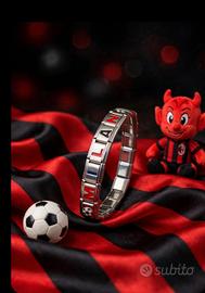 Milan Calcio bracciale acciaio 
