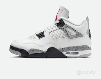 Scarpe Air Jordan 4 White Cement