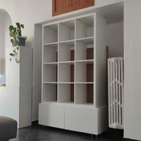 Scaffale libreria Kallax + accessori come nuovo