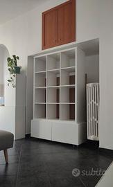 Scaffale libreria Kallax + accessori come nuovo