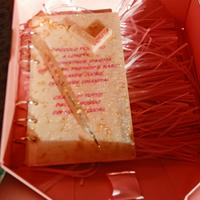 Set coordinato in resina agenda+penna+portachiavi