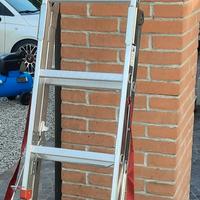 Scala allungabile verticale o a libro 6+5 scalini