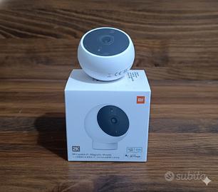 xiaomi mi camera 2K magnetica  videosorveglianza
