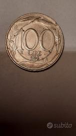 Moneta Repubblica Italiana 100 Lire data 1994