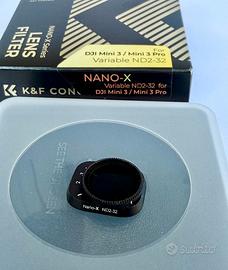 FILTRO ND  2-32 variable X-nano per DJI mini 3 pro