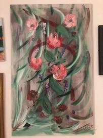 Quadro acrilico su tela