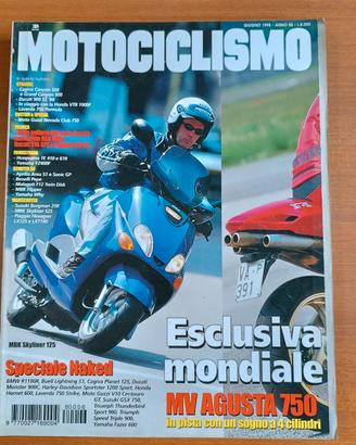 Motociclismo 1998 MV agusta 750 F4 Honda Hornet 6