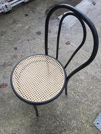 Sedie modello thonet con vestine 