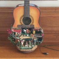 chitarra con presepe
