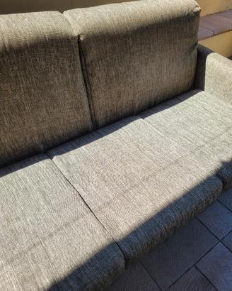 Divano 3 posti con doghe