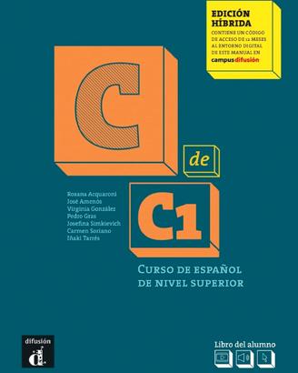 C de C1: Curso de español de nível superior.