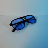 Occhiali da sole vintage – Lenti blu