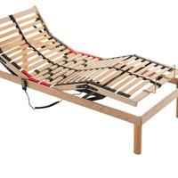 Rete singola elettrica e materasso in memory foam