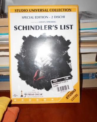 Doppio DVD sigillato "SCHINDLER'S LIST"