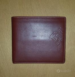 Portafoglio Gianni Versace da uomo in pelle nuovo