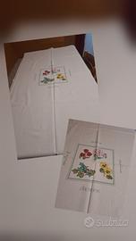 Copritavolo fatto a mano con ricamo a punto croce