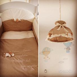 Lettino Nanan completo + lampadario Nanan