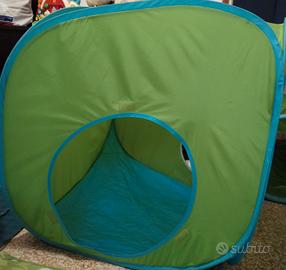 Tenda da giardino/ interno con 2 tunnel. Ikea.