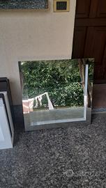 specchio 66 per 66 con luce