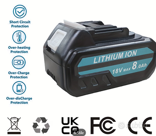 BATTERIA COMPATIBILE MAKITA TRAPANO E ALTRI UTENSI