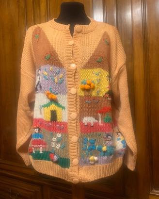 Cardigan maglia in cotone donna Binomio tg 44