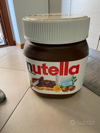 Pouf Nutella con cuscino