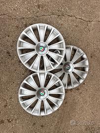 3 copricerchi alfa romeo da 16 pollci