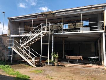 Struttura soppalco industriale