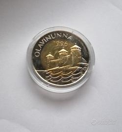 Medaglia finlandese 1996 Olavinlinna 