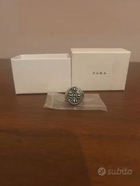 Anello Chevalier Zara Signet Ring inciso vintage