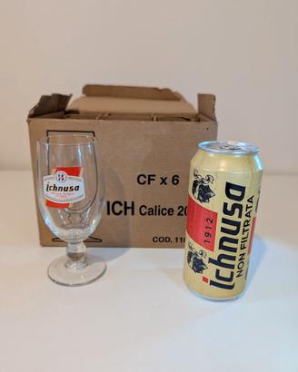 Ichnusa bicchieri x6