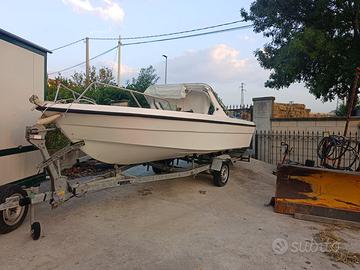 Barca con motore Mercury