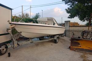 Barca con motore Mercury