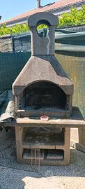 barbecue in cemento