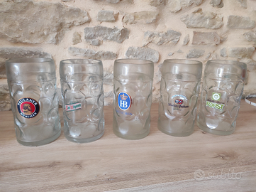 Boccali birra da 1 litro