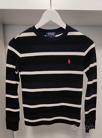 Maglia Polo Ralph Lauren a righe blu e bianche