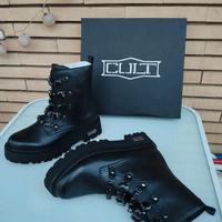 Cult anfibi black donna con platform 37