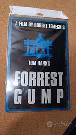 Cartello FORREST GUMP poster metallo locandina