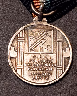 medaglia ONB Brindisi  1931