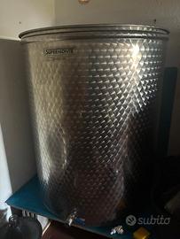 Tino inox 1000 litri con galleggiante ad aria