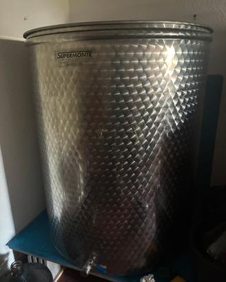 Tino inox 1000 litri con galleggiante ad aria