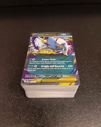 Mazzo carte Pokemon  e carta Absol Ex