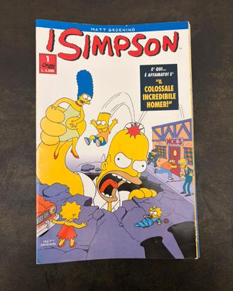 I Simpson fumetti Macchia nera Bongo Comics