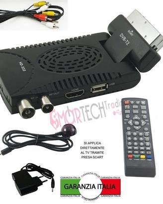 Decoder digitale terrestre DVB-T2   NUOVO DI ZECCA