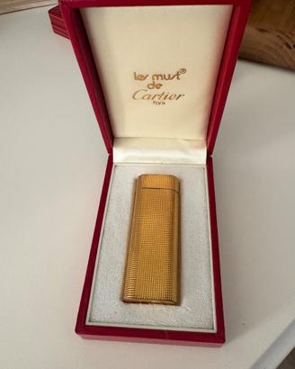 Accendino cartier placcato oro 18k