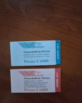 francobolli Italia libretti 1995