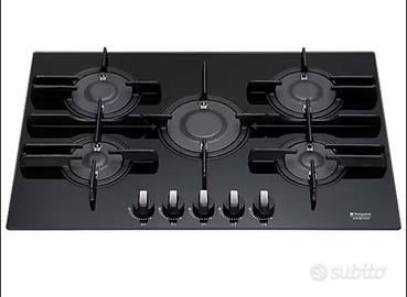 Piano cottura a gas Hotpoint PKQ 755 D GH K/HA LPG