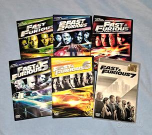 Lotto 6 dvd "Fast & Furious" dal 1 al 7  (no 3)